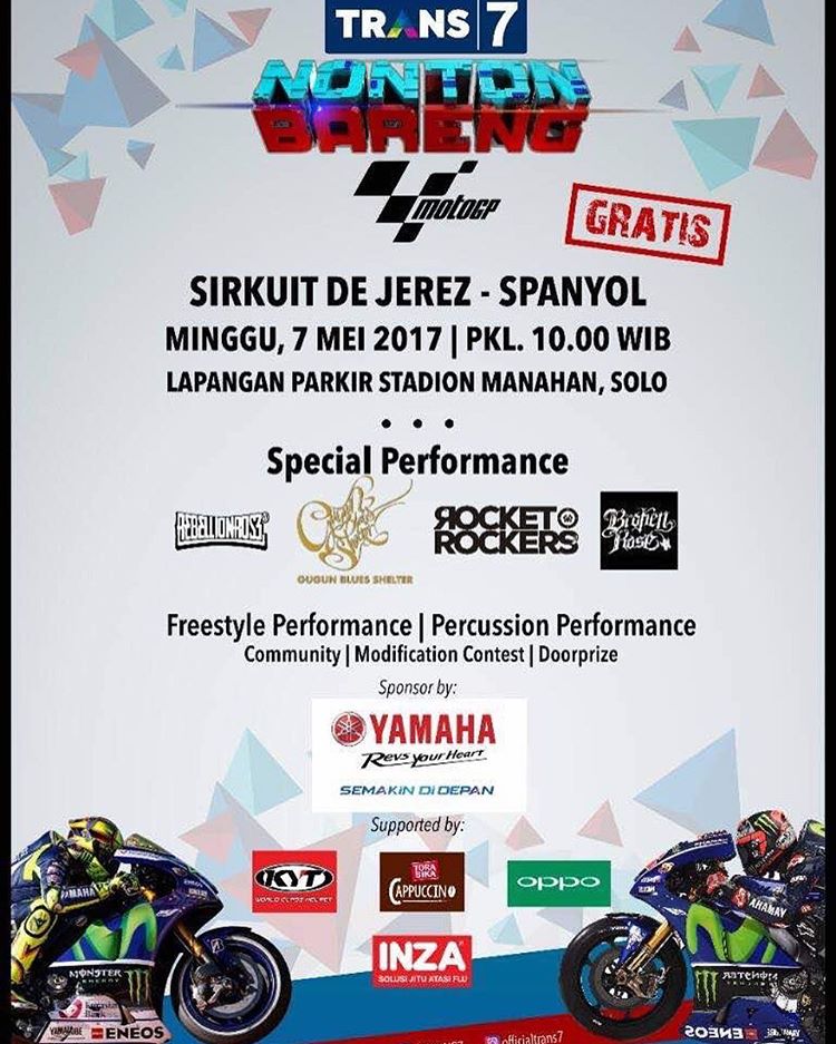 Trans7 Nonton Bareng MotoGP Sambangi Kota Solo