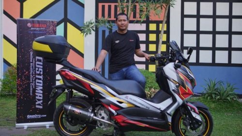 Eldo Harpena pemenang semifinal kelas XMAX CustoMAXI Banjarmasin_800x533