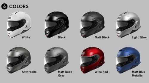 Detail Dan Varian Warna Helm SHOEI Neotech II