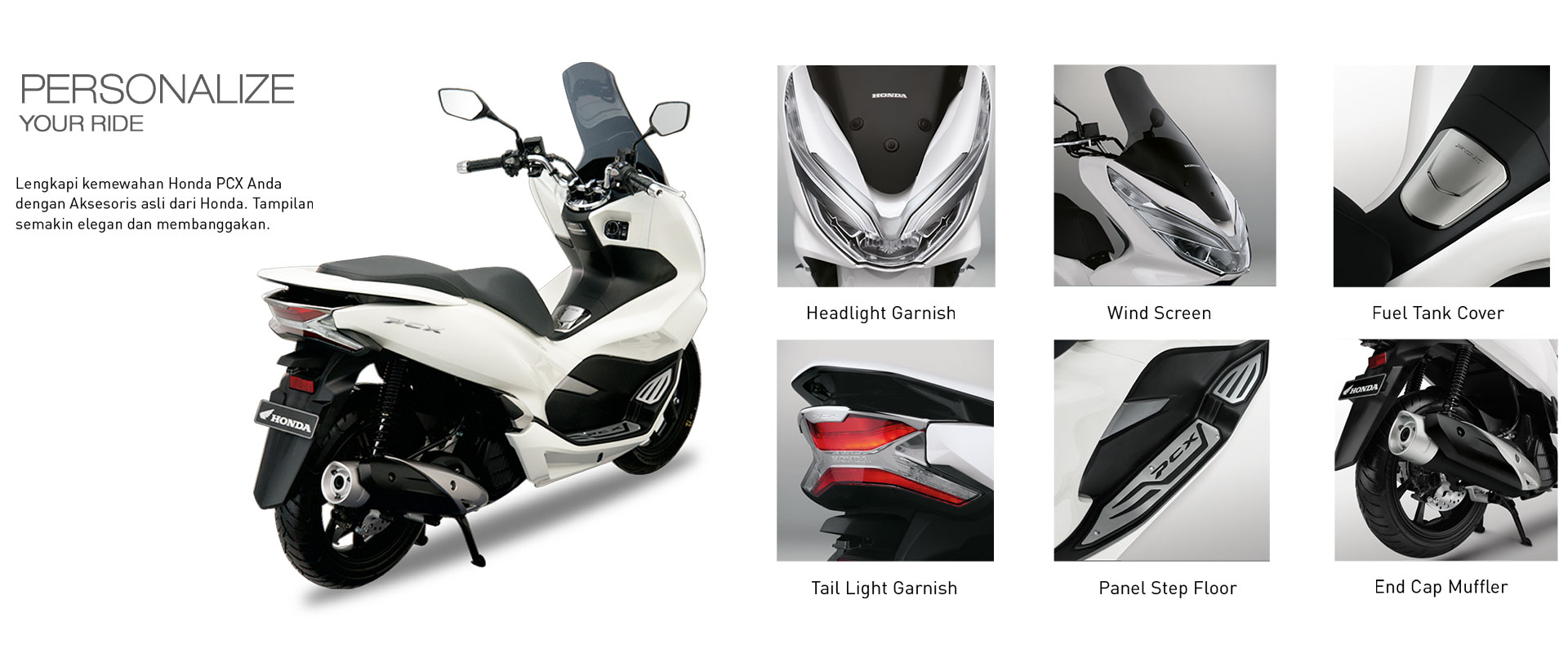 Aksesories Untuk Honda PCX 150