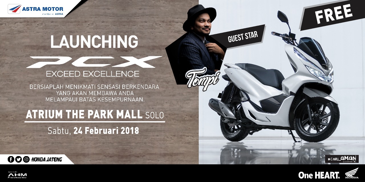 Launching All New Honda PCX 150 Jawa Tengah