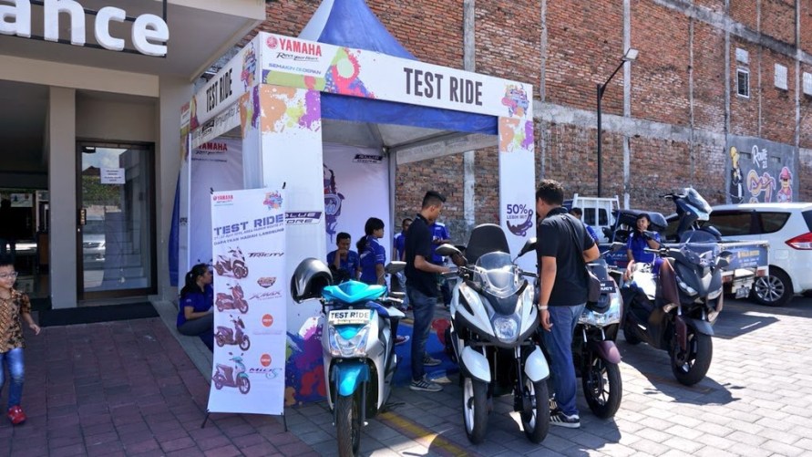 Blue Core Yamaha Motor Show Mengguncang Pulau Bali
