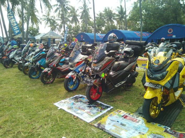 Gathering Nasional ke-3 Yamaha Nmax Club Indonesia (YNCI) di Lombok Nusa Tenggara Barat (1)