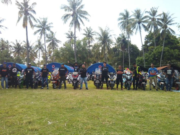 Gathering Nasional ke-3 Yamaha Nmax Club Indonesia (YNCI) di Lombok Nusa Tenggara Barat (1)