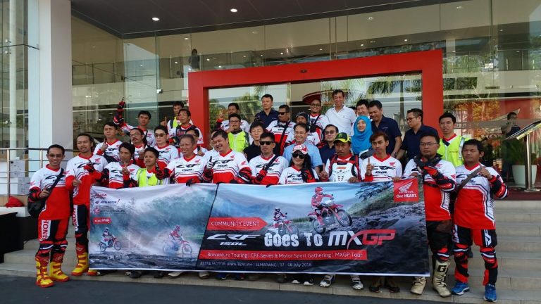 Sambut MXGP Indonesia Bikers Adventure Honda Gelar Touring Trabasan